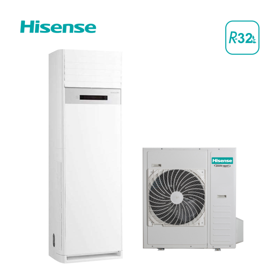 Hisense, инверторен колонен климатик R32, 48000 BTU @A