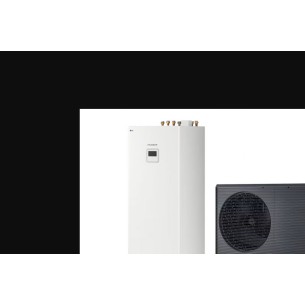 Термопомпа LG THERMA V R290 12 kW с бойлер 200 л – HM121HF.UB60 + HN1616HY.NK0, монофазна